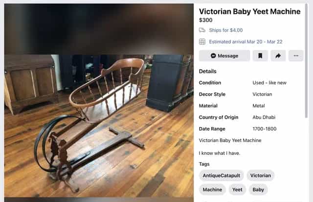 Victorian Baby Yeet Machine