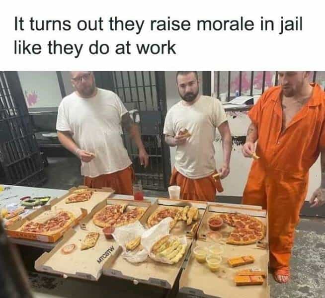 linkedin memes It turns out they raise morale in jail like they do at work