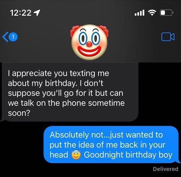 text from exes