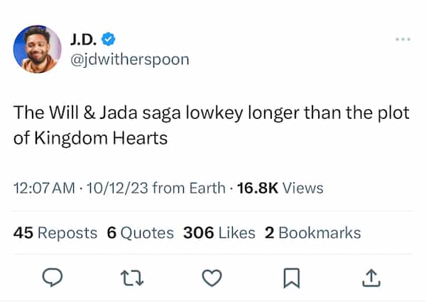 will smith and Jada memes The Will & Jada saga lowkey longer than the plot of Kingdom Hearts