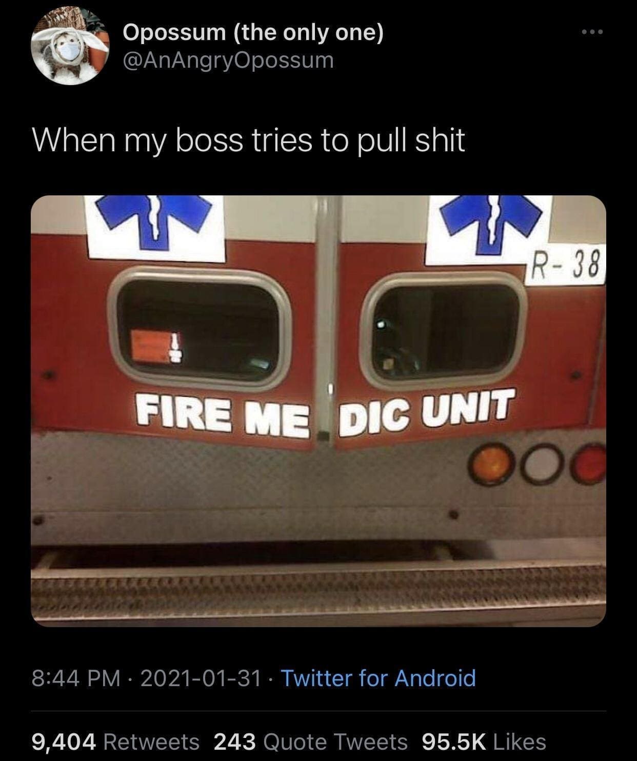 funny memes When my boss tries to pull FIRE ME DIC UNIT