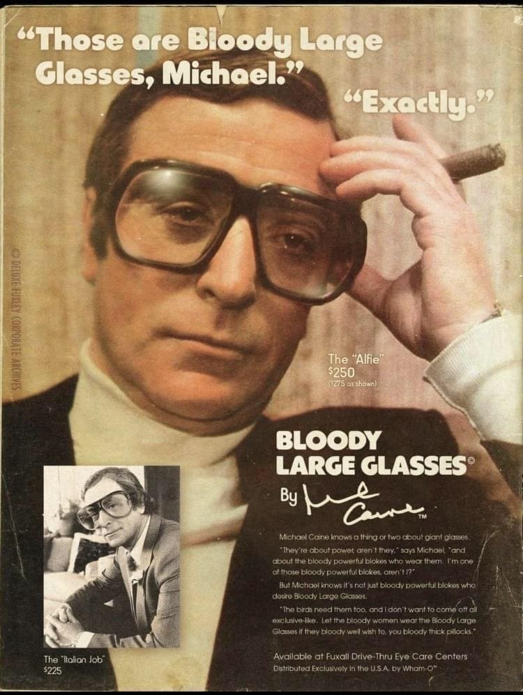 funny memes "Those are Bloody Large Glasses, Michael." "Exoctly."