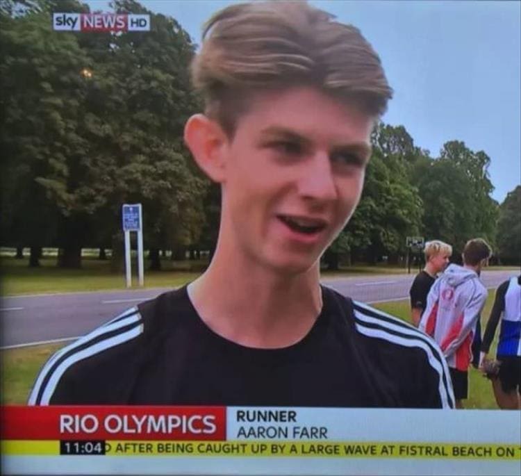 names that match professions RUNNER AARON FARR