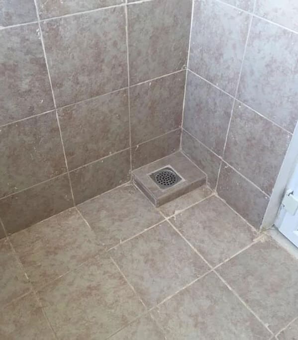 Bad interior design raised drain