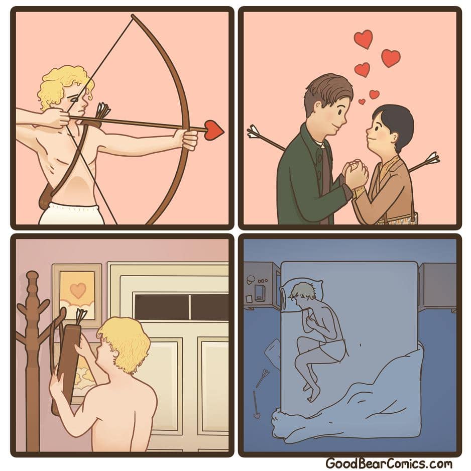 dark humor comics, twisted comic endings