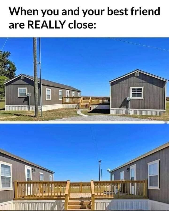 funny memes When you and your best friend are REALLY close: