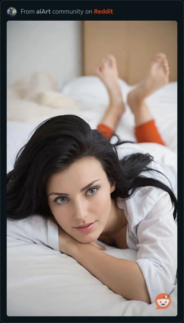 cute girl backward feet