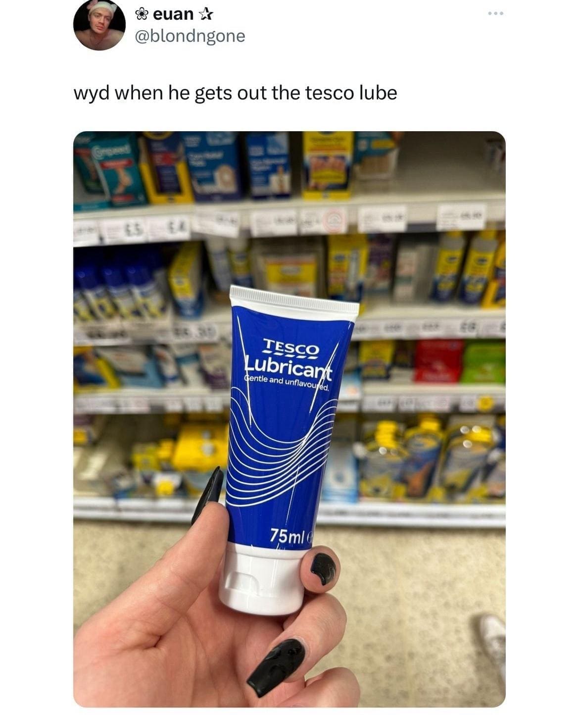 British Memes wyd when he gets out the tesco lube