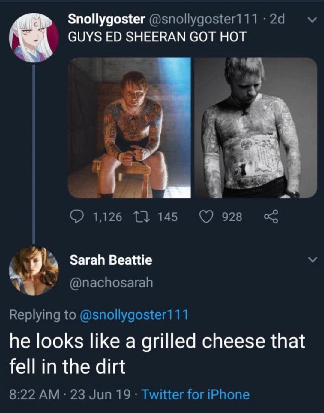 funny pics he looks like a grilled cheese that fell in the dirt