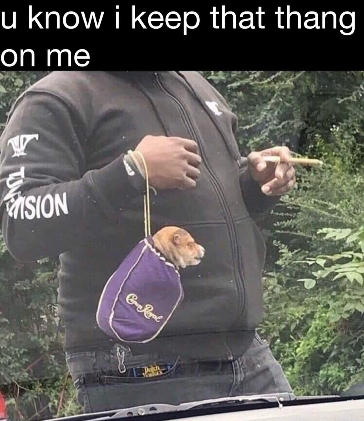 u know i keep that thang on me