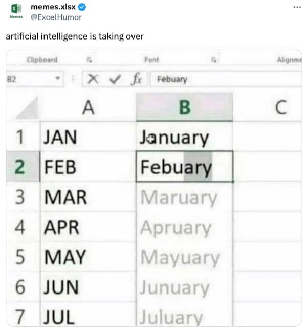 Microsoft office memes. artificial intelligence is taking over