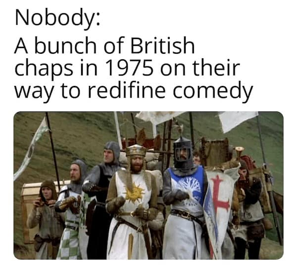 monty python memes, Monty Python humor, Python memes, British comedy memes, Monty Python jokes, Flying Circus memes, absurdist comedy memes