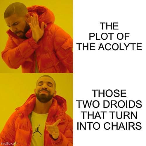 the acolyte memes, star wars memes, Star Wars The Acolyte memes, Star Wars jokes, Star Wars humor, Disney Plus responses, Disney Plus reviews