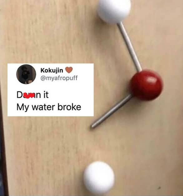 smart memes. My water broke