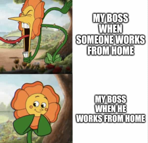 work from home memes, remote work humor, hybrid work memes, WFH jokes, remote work funnies, hybrid work laughs, work from home humor
