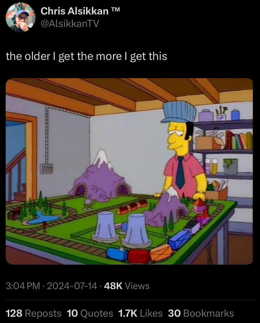 the older I get the more I get this