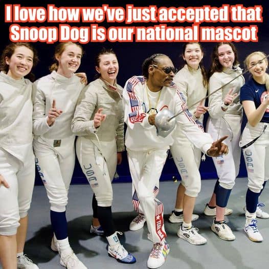 funny memes. love how we've just accepted that Snoop Dog is our national mascot