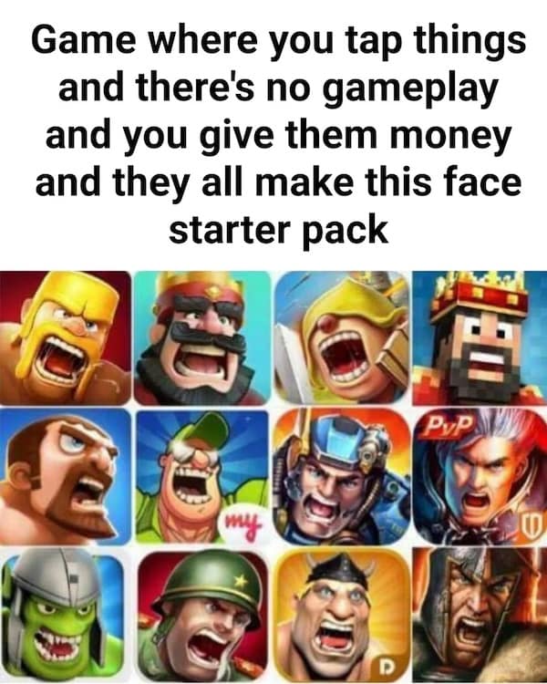 starter pack memes, starter packs, gamer memes