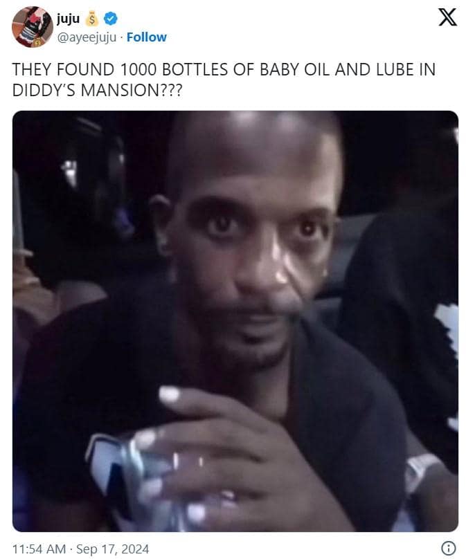 diddy memes, diddy baby oil memes, diddy freak off memes, Puff Daddy memes, freakoff memes, baby oil memes