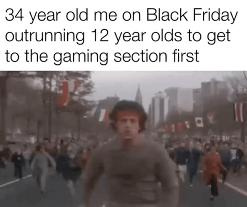 Black Friday meme, Shopping fails: retail fails, purchase fails, consumer fails