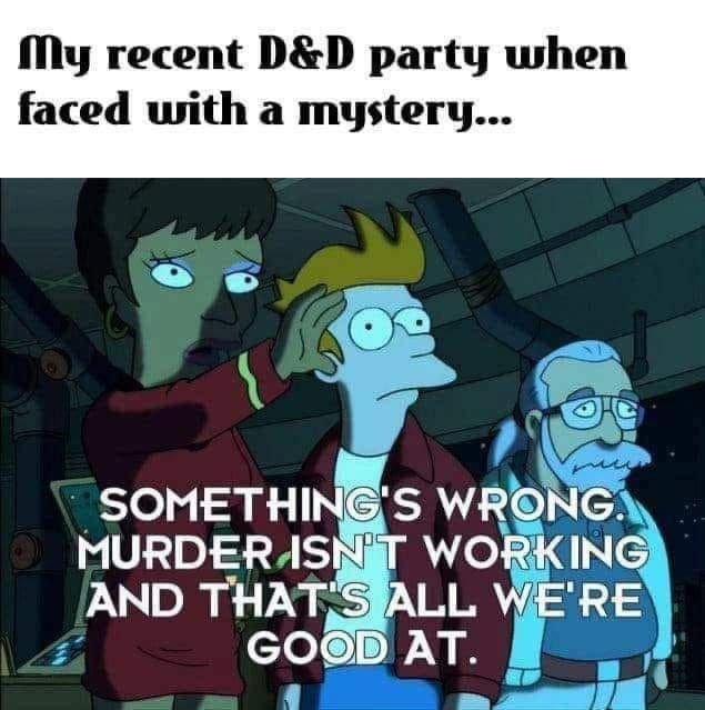 tabletop game memes, fantasy memes, gaming humor