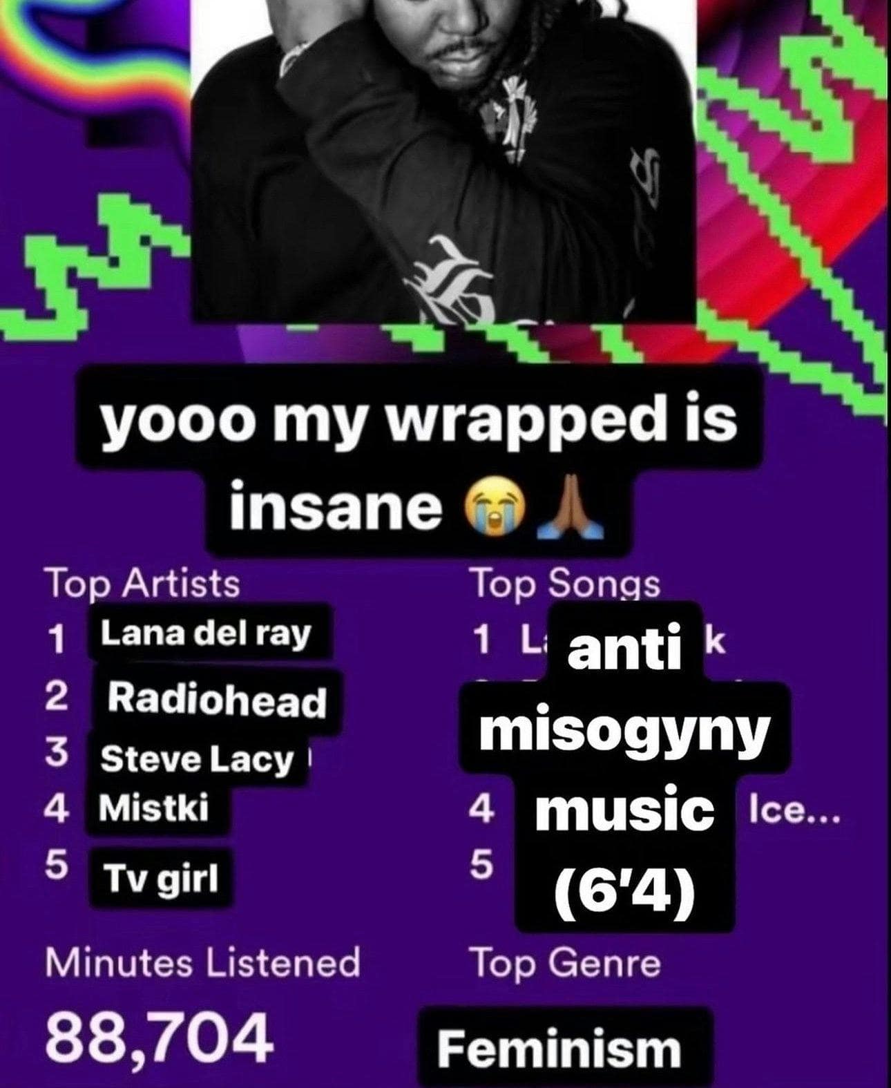 spotify wrapped memes, spotify memes, streaming memes, playlist memes, music app memes