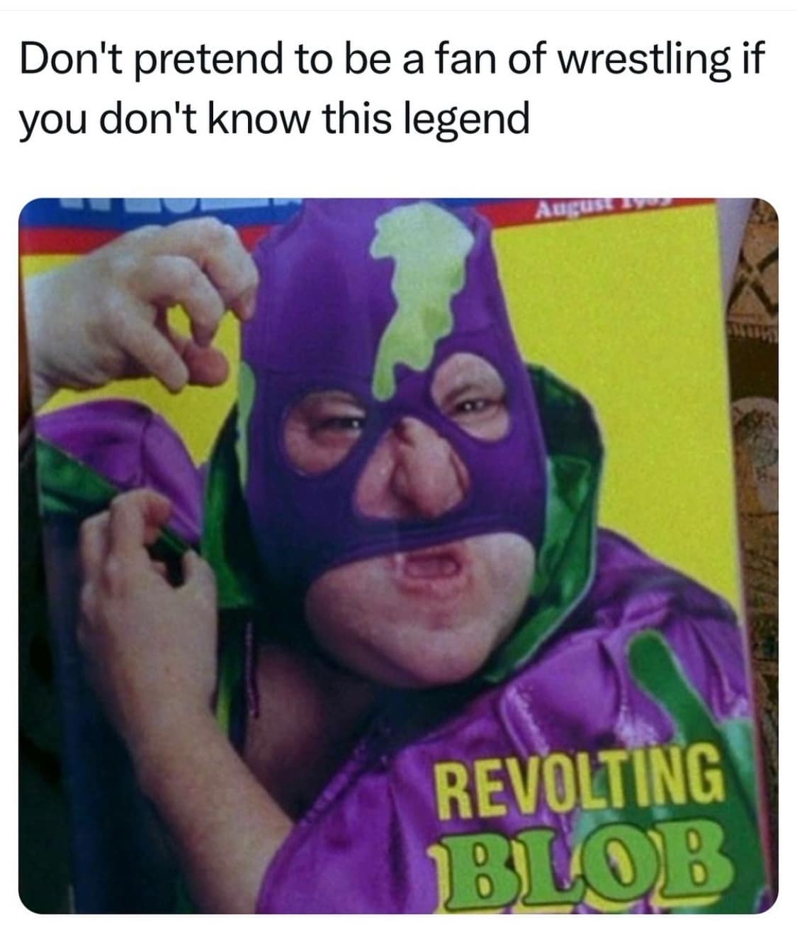 Don't pretend to be a fan of wrestling if you don't know this legend REVOLTING ВДОВ