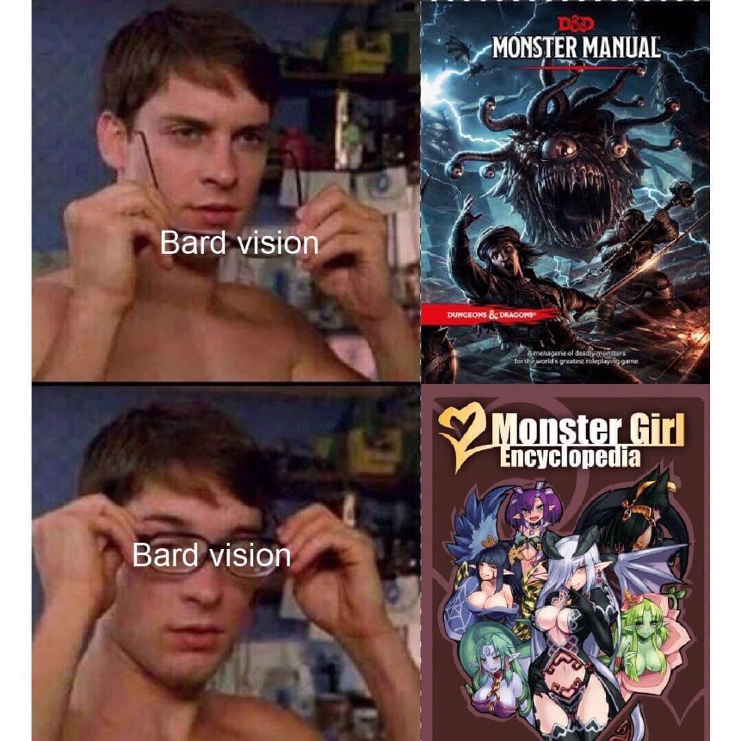 dnd memes, d&d memes, dungeons & dragons, Dungeons & Dragons memes, tabletop memes, RPG memes, critical fail memes, bard memes, dungeon master memes, nat 1 memes, seduction memes, DM struggles