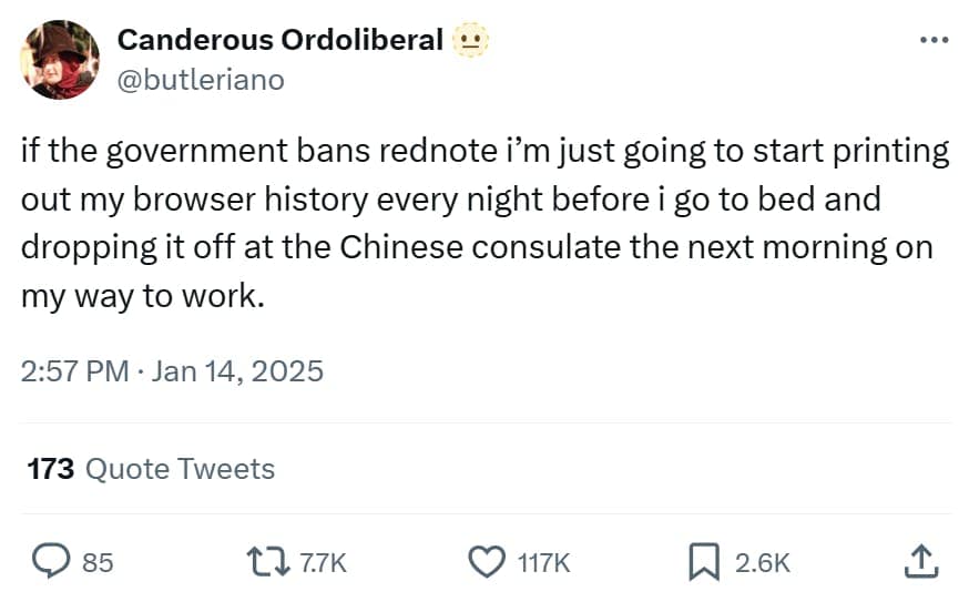 rednote memes, tiktok ban memes, TikTok ban news, ban TikTok updates, TikTok security concerns, TikTok shutdown news, TikTok alternatives, short-form video apps, best TikTok replacements, platforms like TikTok, Ban on Chinese apps, US app restrictions, apps under security scrutiny, foreign app ban news, rednote tweets