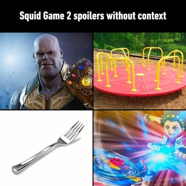 squid game meme, squid games memes, squid game meme, squid games memes, survival drama memes, lethal game comedic bits, K-battle comedic illusions, squid games season 2, squid game season 2, squid games meme