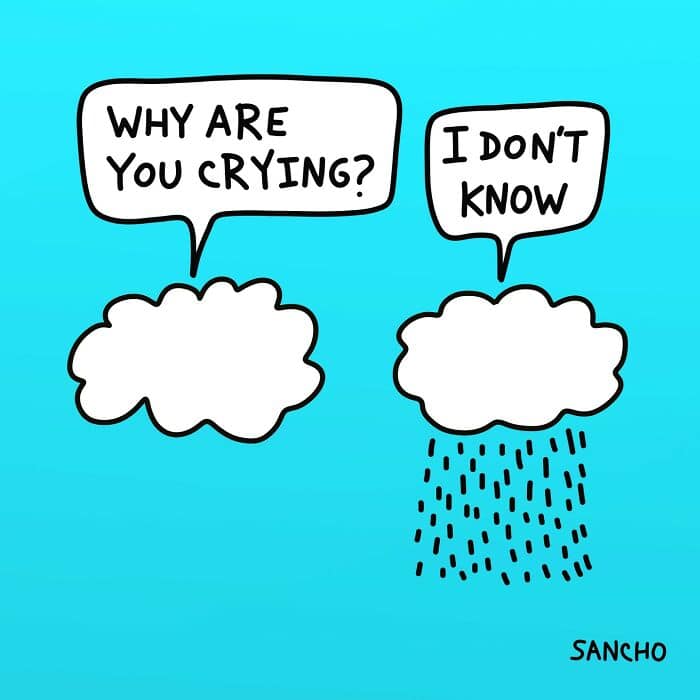 single panel comics, Gabriel Sancho, minimalist comics, one-panel humor, quick jokes, relatable comics, everyday humor, whimsical doodles, simple comics, life observations, quirky humor