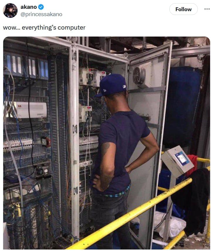 everything is computer memes, trump memes, trump tesla memes, Trump Tesla statement, Trump on Tesla, Trump Model S Plaid speech, viral Trump memes, Trump internet jokes, Trump catchphrase memes, Trump funny moments), tech satire memes, technology humor, AI jokes, modern tech absurdity