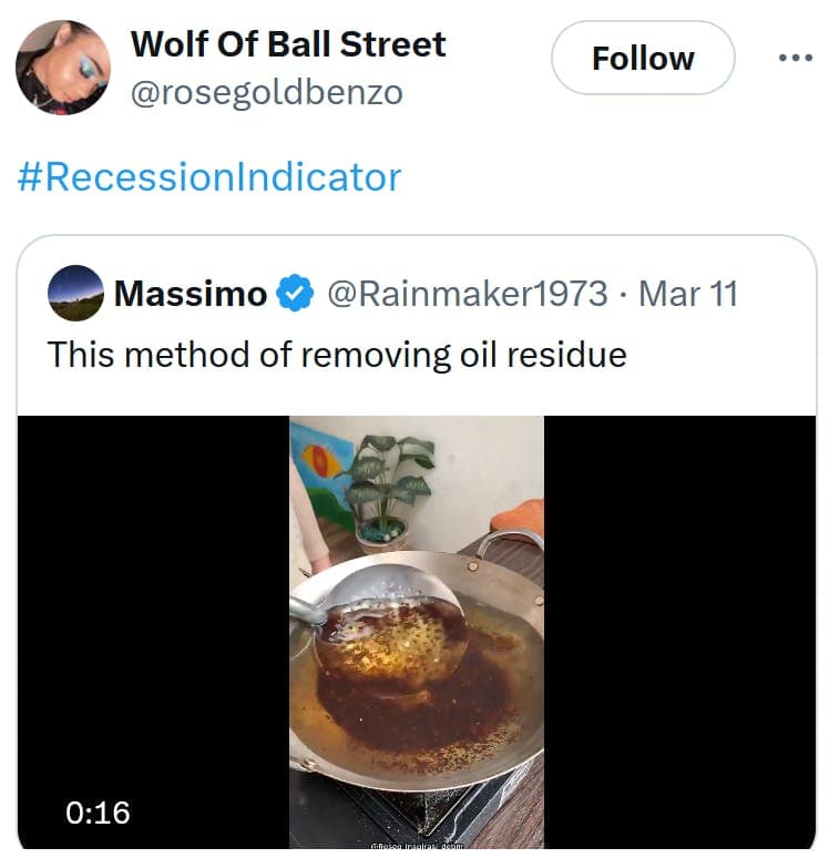 recession memes, recession indicator meme, recessionindicator, economic downturn memes, financial crisis jokes, economy collapse humor, inflation memes, recession predictions, market crash warnings, financial instability signs, economic forecast memes, internet panic memes, doomscrolling humor, mass hysteria jokes, online reaction memes