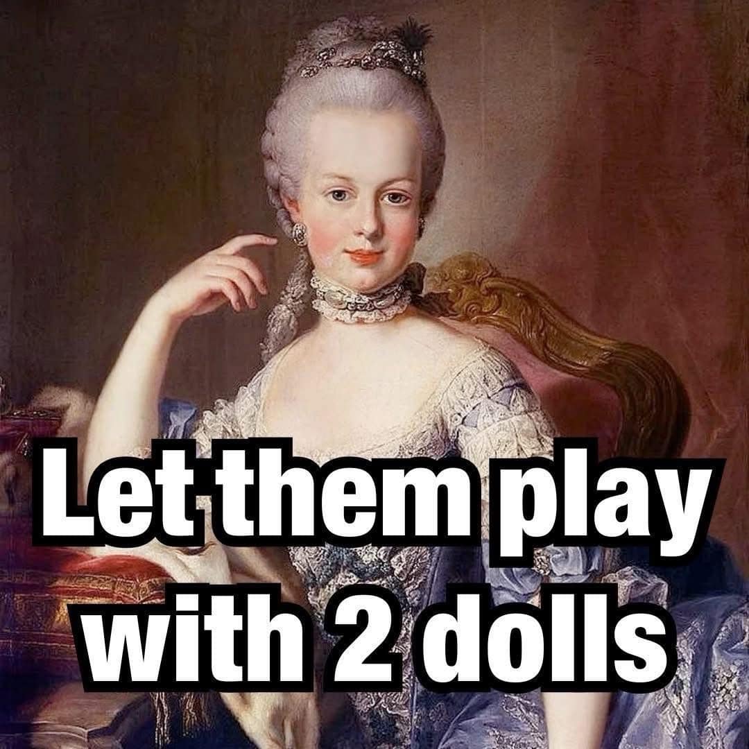 Let them play with 2 dolls