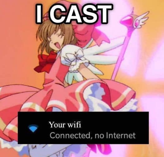 I CAST Your wifi Connected, no Internet