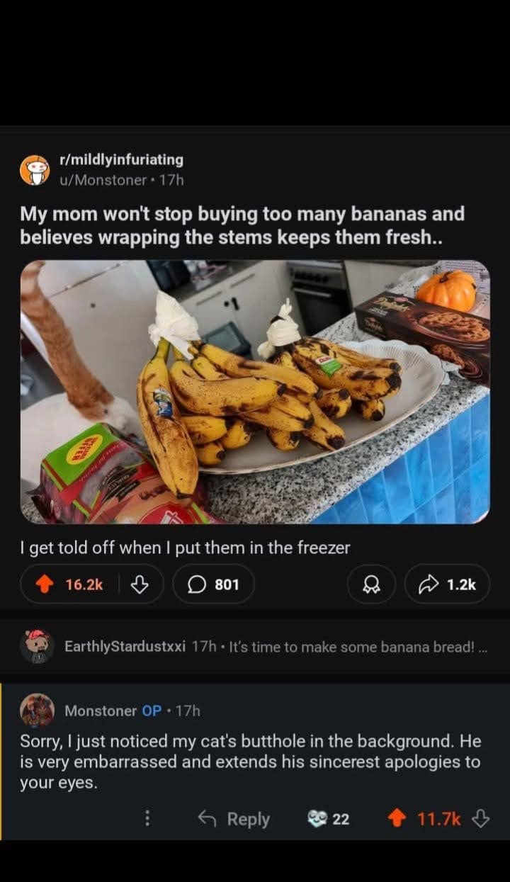 My mom won't stop buying too many bananas and believes wrapping the stems keeps them fresh..