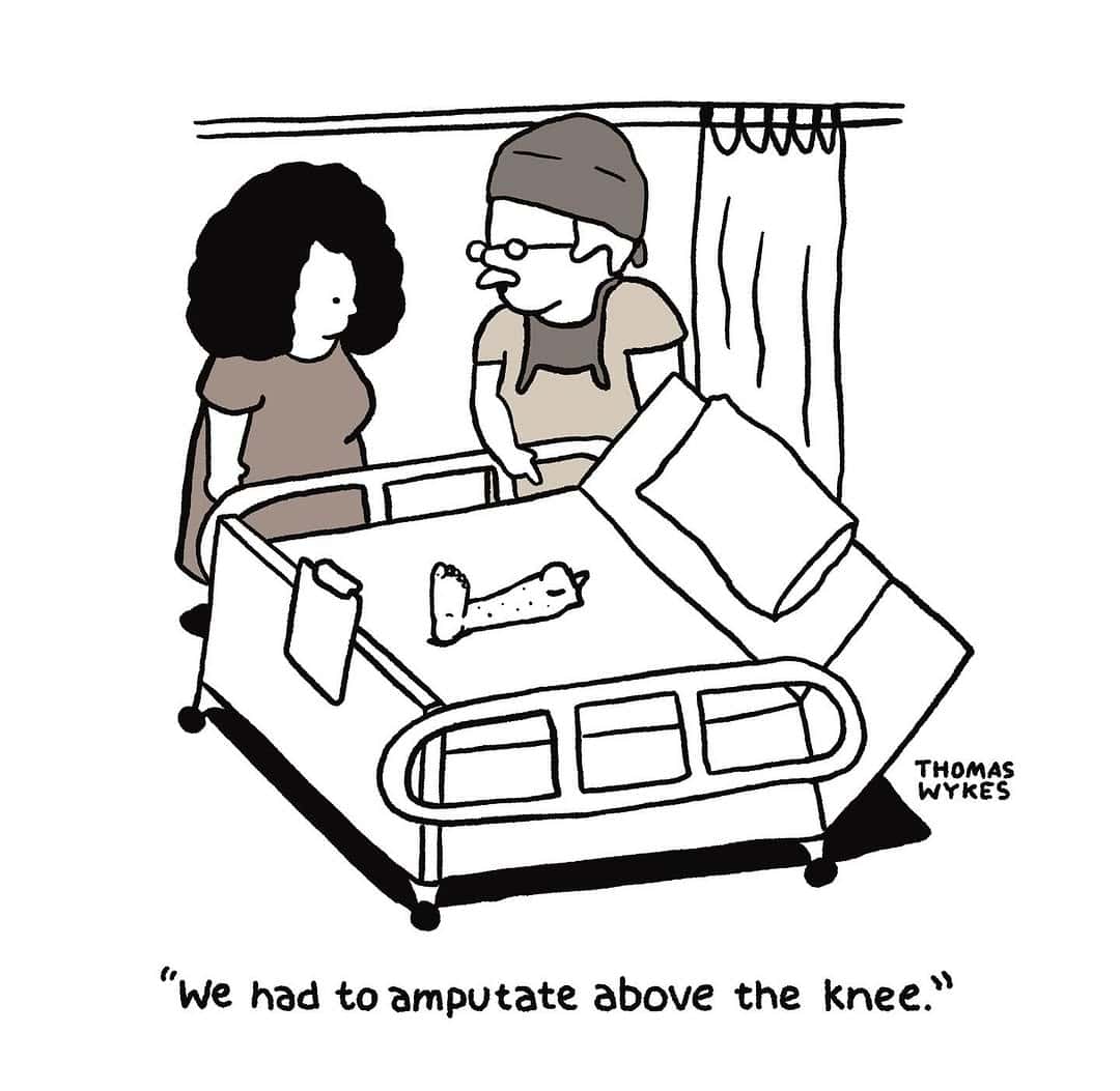 Doctor tells woman leg was amputated above the knee