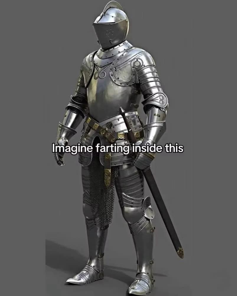 Imagine farting inside this