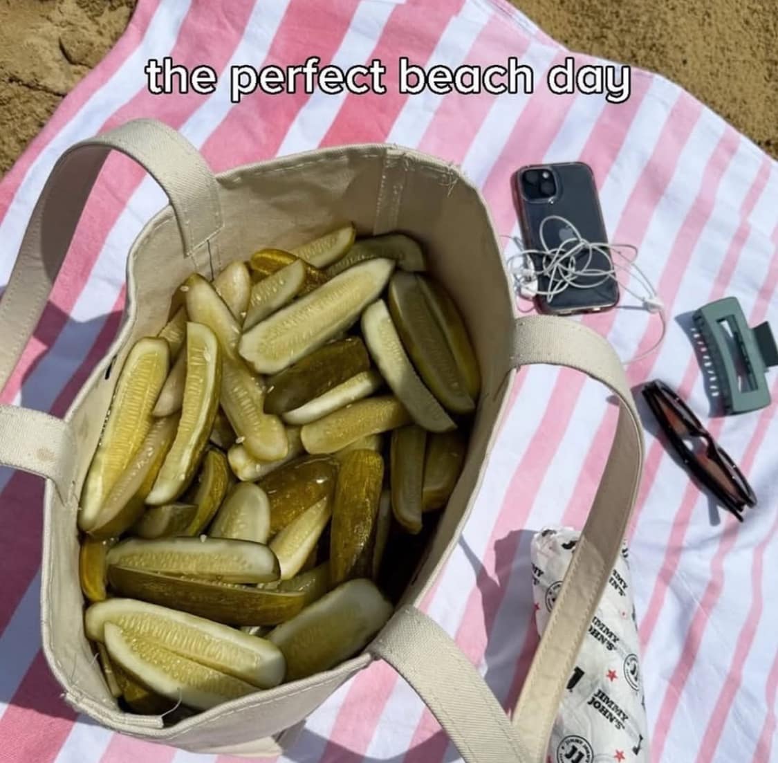 the perfect beach day