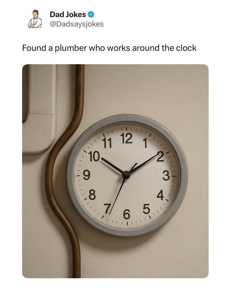 Found a plumber who works around the clock