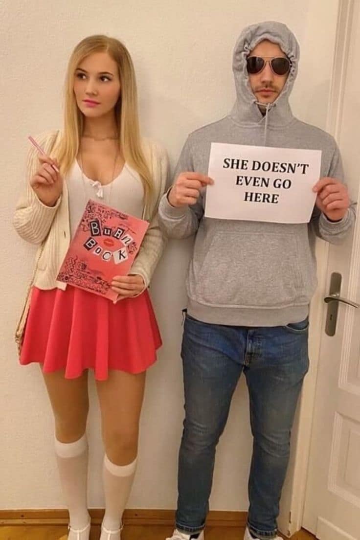 A funny couples halloween costume idea from the movie Mean Girls.