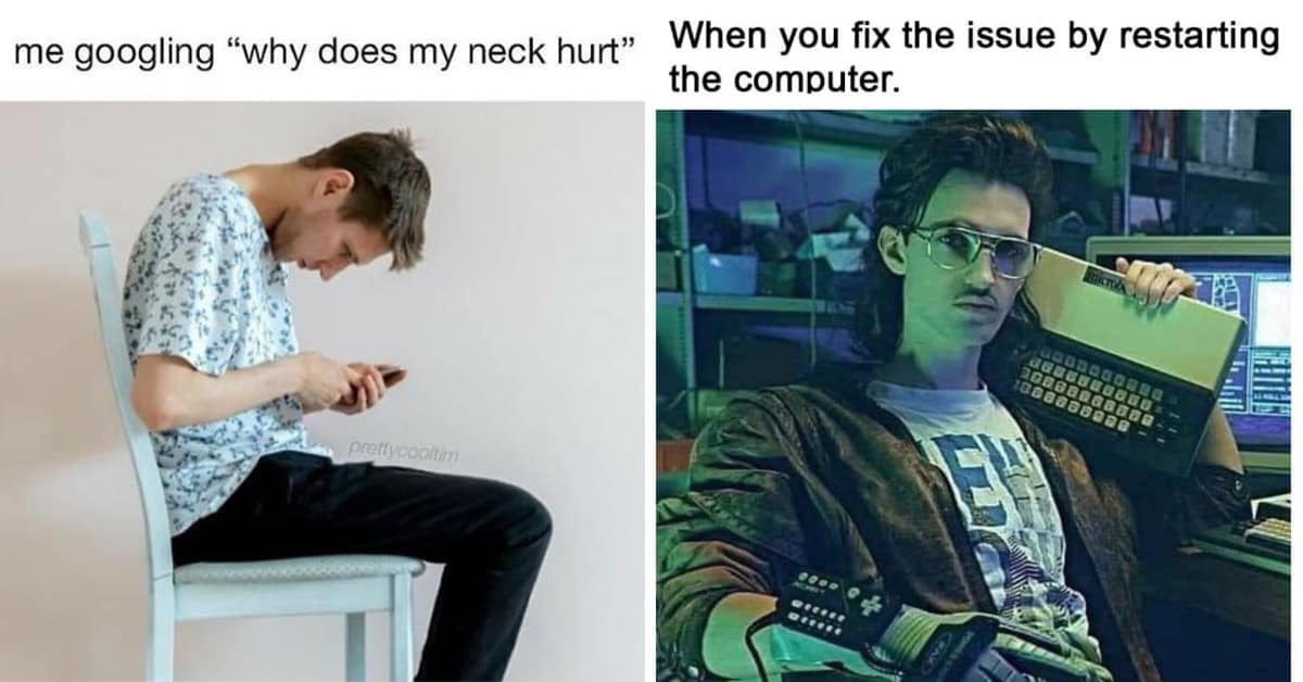 Best nerd memea compilation featuring young Mark Zuckerberg, the Apple dongle struggle, and client budget expectations.