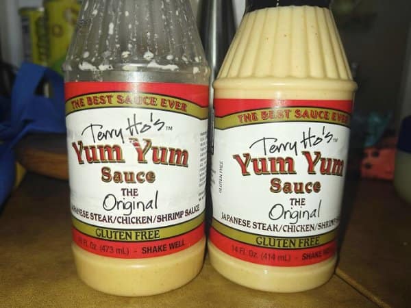 Terry Ho's Yum Yum Sauce bottles shrinking from 16 to 14 fluid ounces.