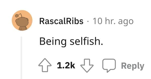 What makes a man bad in bed? Being selfish.
