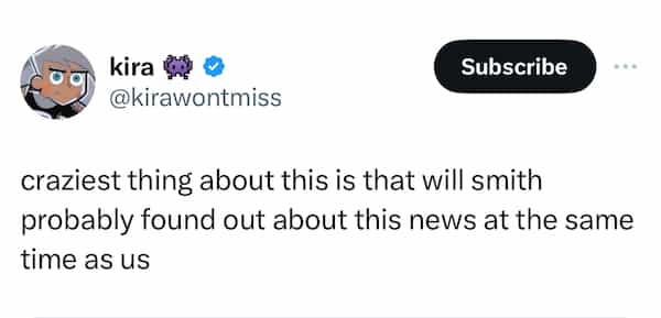 will smith and Jada memes craziest thing about this is that will smith probably found out about this news at the same time as us