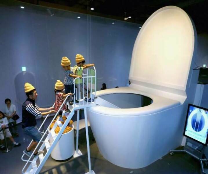 Weirdest Toilets giant toilet tour museum