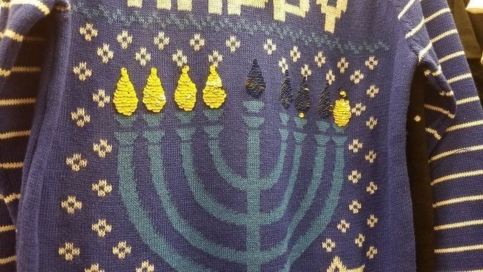 Best Design Ideas menorah sweater with swappable