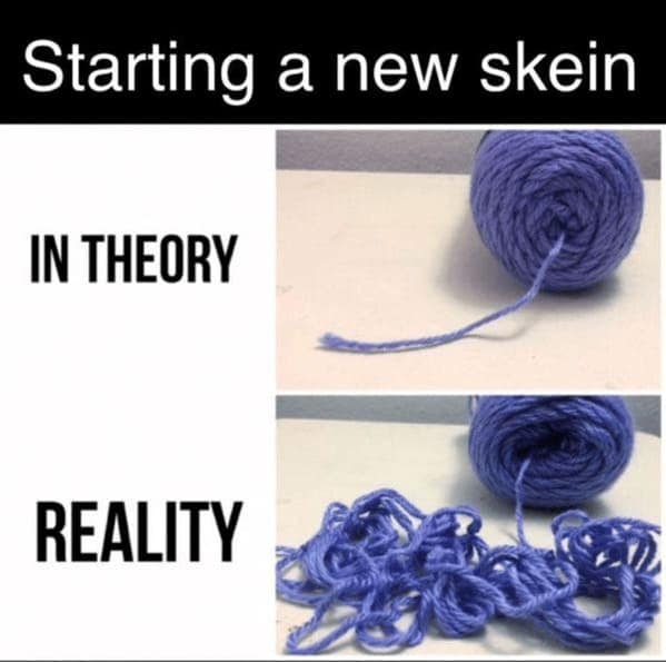 crafting meme, crochet memes, knitting memes, knitting humor, crochet jokes, yarn memes, needlework meme, fiber arts humor, yarn-related memes