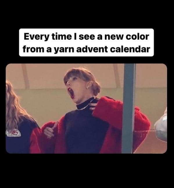 crafting meme, crochet memes, knitting memes, knitting humor, crochet jokes, yarn memes, needlework meme, fiber arts humor, yarn-related memes