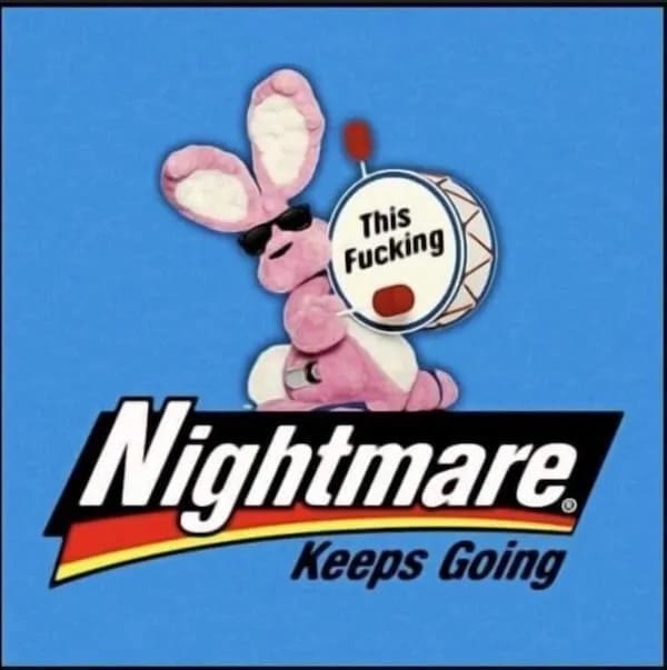 funny pics Nightmare Keeps Going